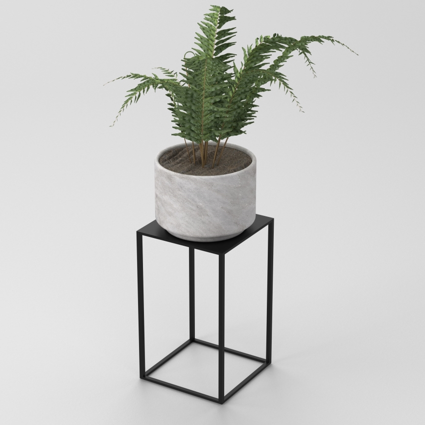 Suporte para plantas 40x24 cm preto