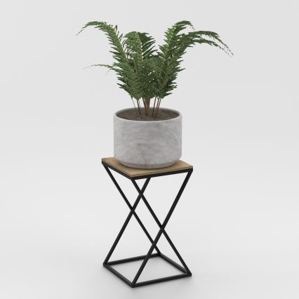 Suporte para flores 40x24 cm preto