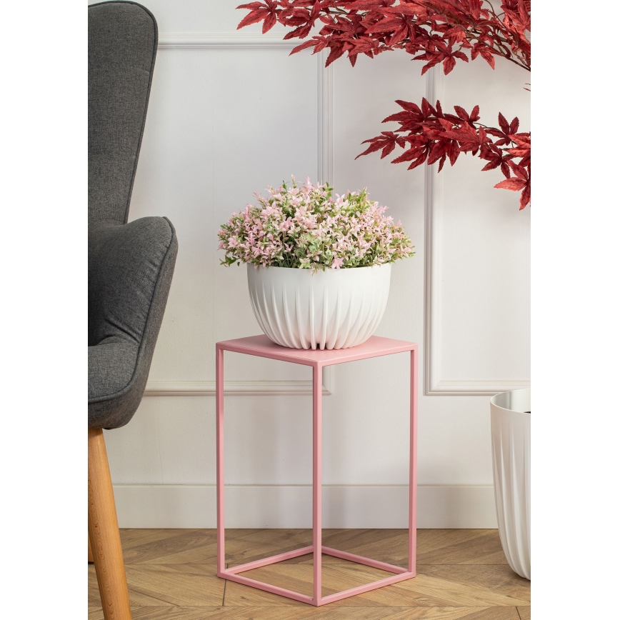 Suporte para flores 40x24 cm rosa