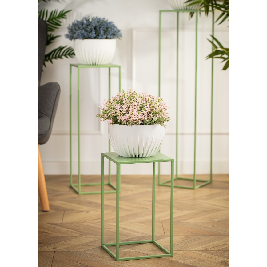 Suporte para flores 40x24 cm verde escuro