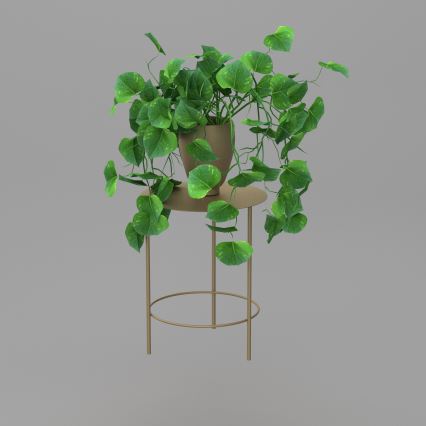 Suporte para flores 40x32 cm dourado