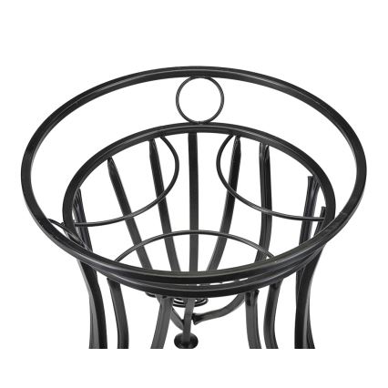 Suporte para flores 47x43 cm preto