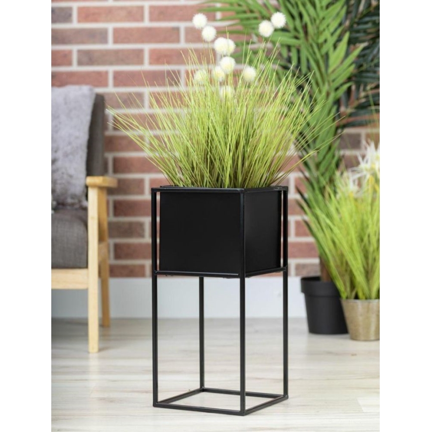 Suporte para plantas 50x24 cm preto