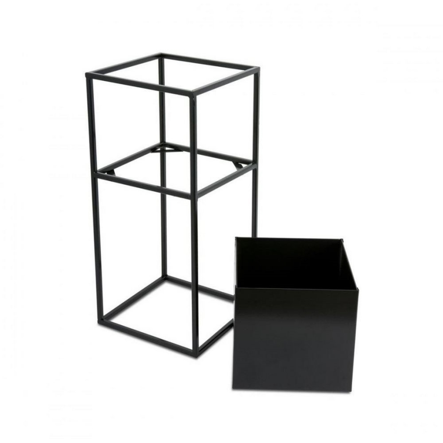Suporte para plantas 50x24 cm preto