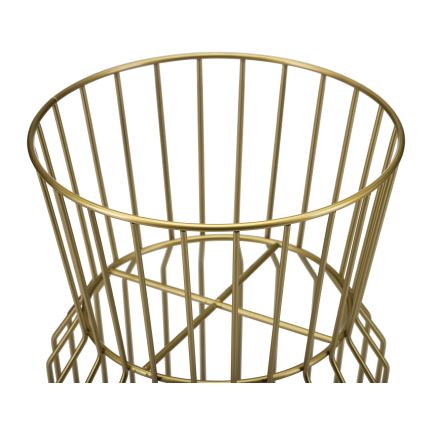 Suporte para flores 50x26 cm dourado