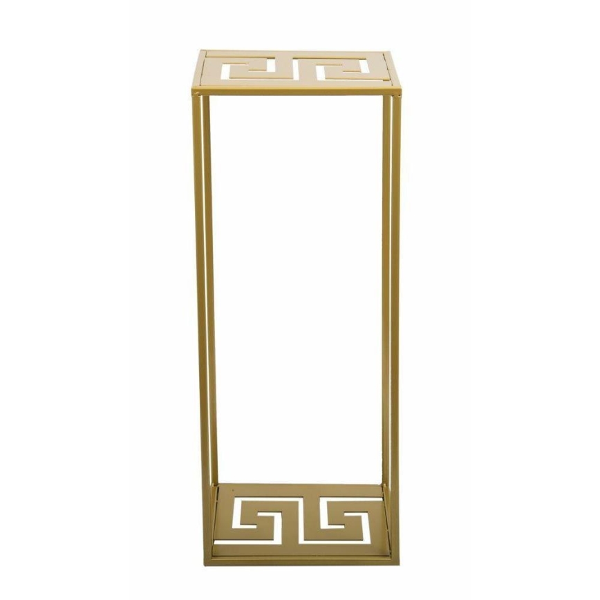 Suporte para flores 60x24 cm dourado