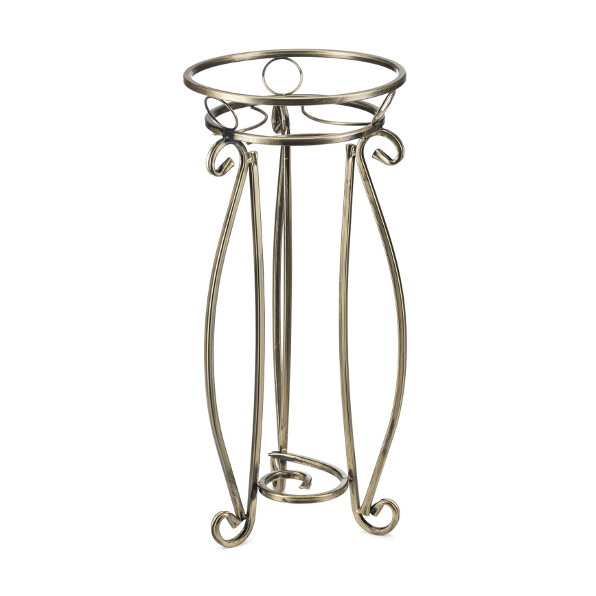 Suporte para flores 62x28 cm dourado