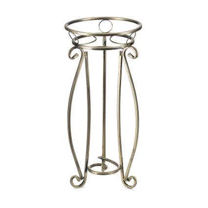 Suporte para flores 62x28 cm dourado