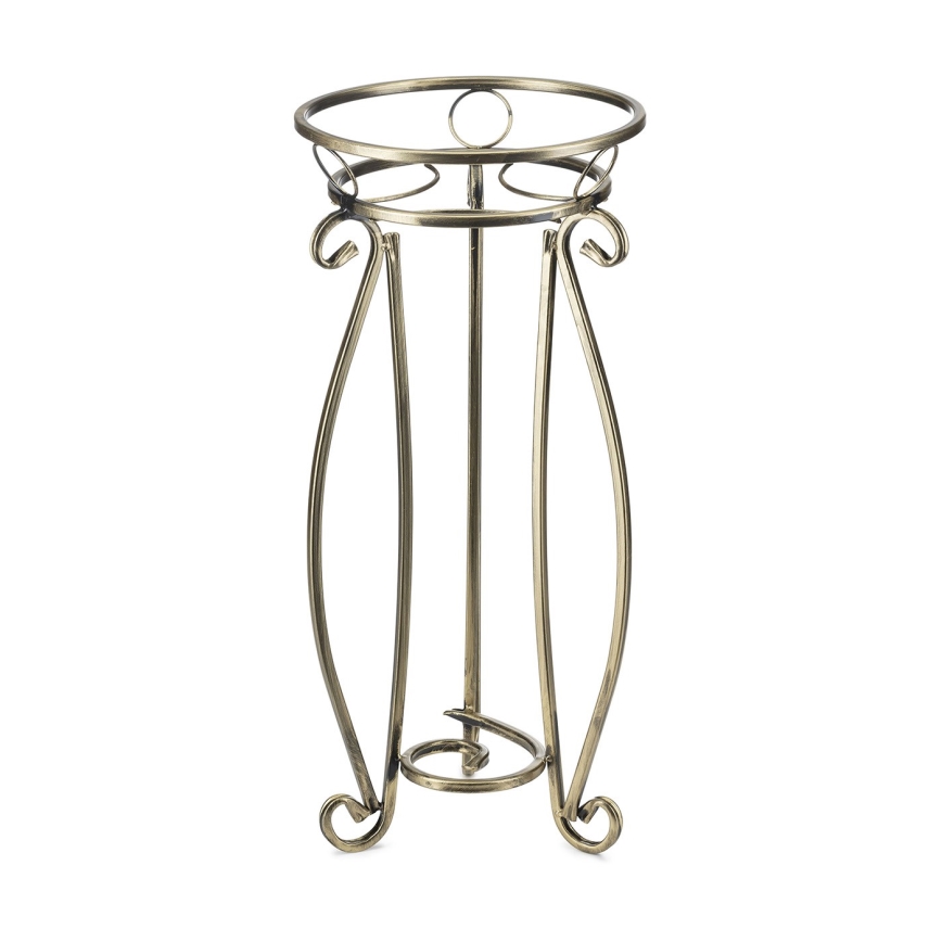 Suporte para flores 62x28 cm dourado