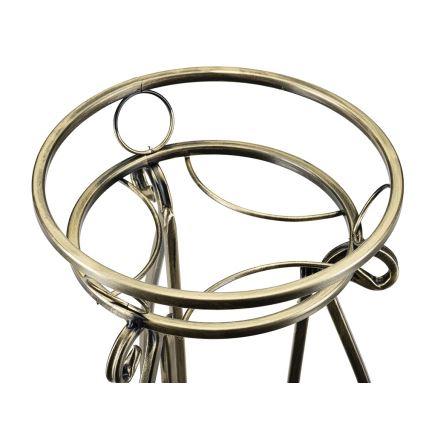 Suporte para flores 62x28 cm dourado