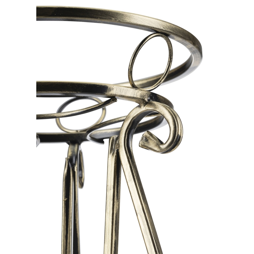 Suporte para flores 62x28 cm dourado