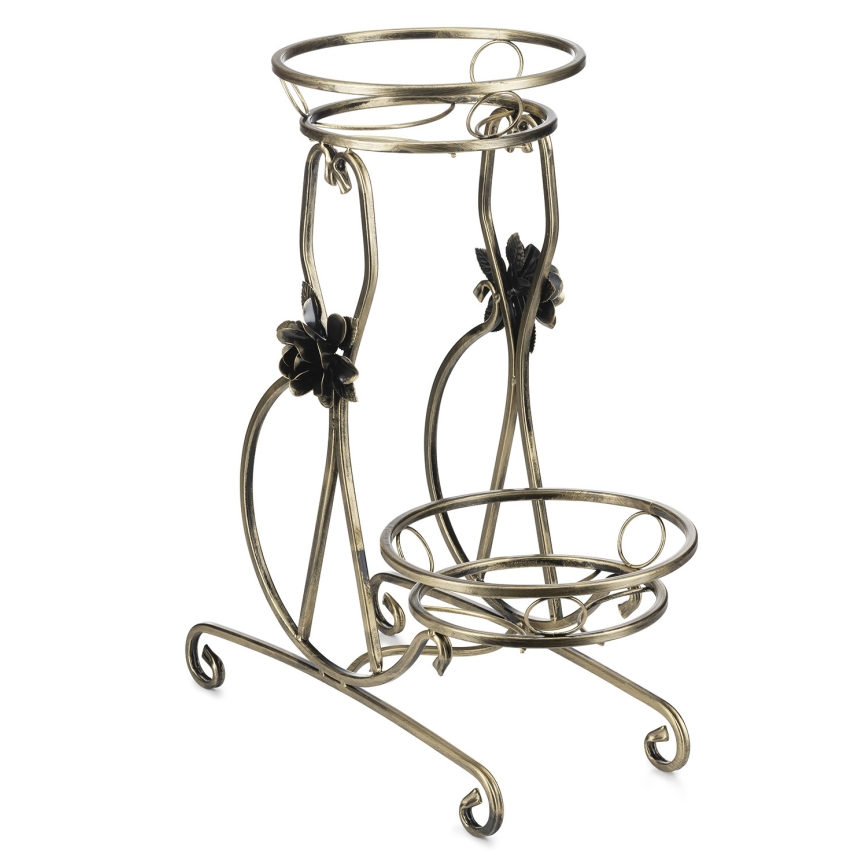 Suporte para flores 64x54 cm dourado