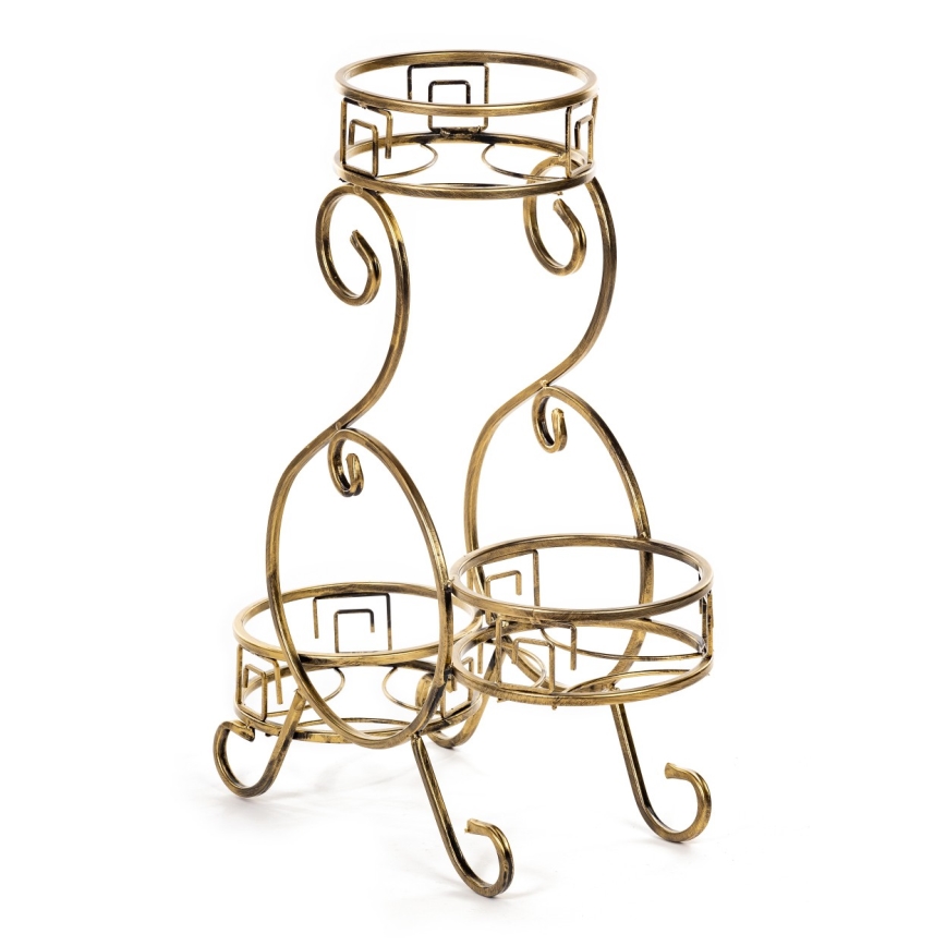 Suporte para plantas 64x60 cm dourado