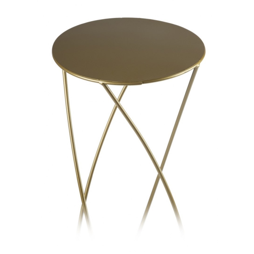 Suporte para plantas 70x22,5 cm dourado