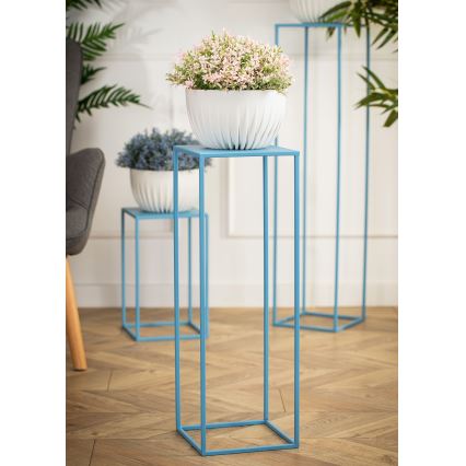 Suporte para flores 70x24 cm azul