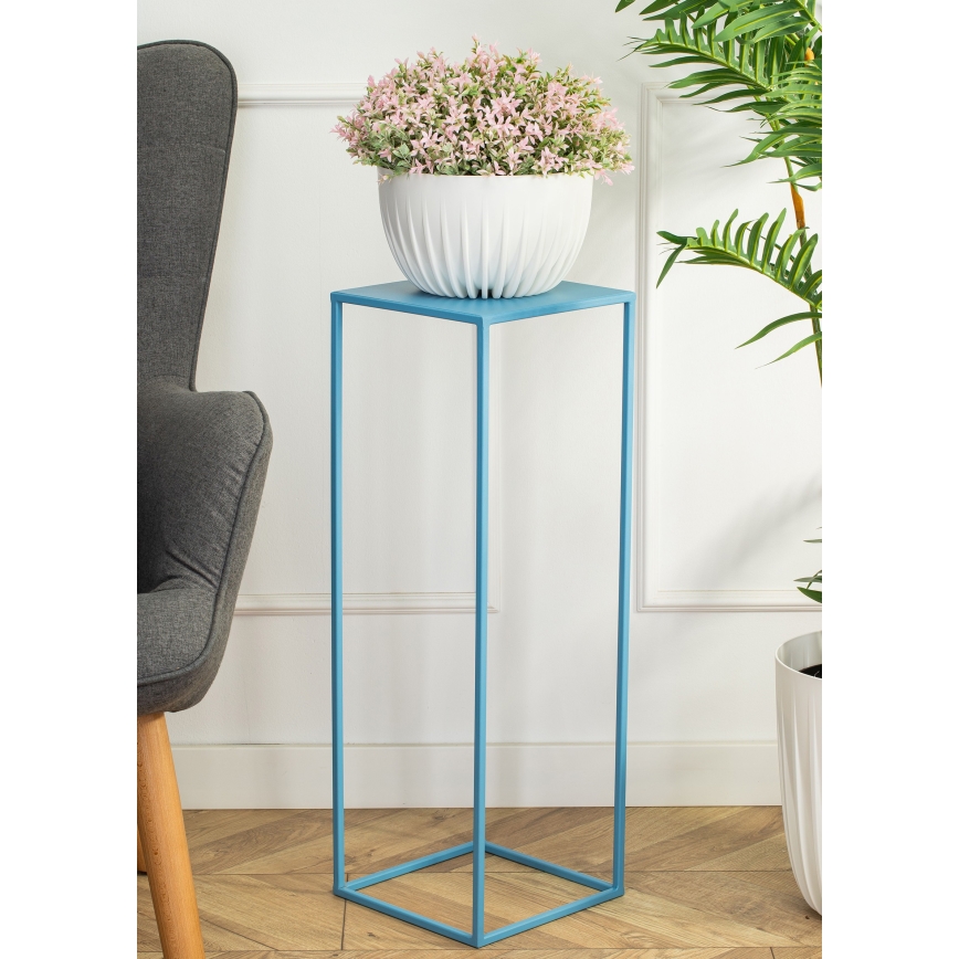 Suporte para flores 70x24 cm azul