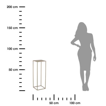 Suporte para flores 70x24 cm bege