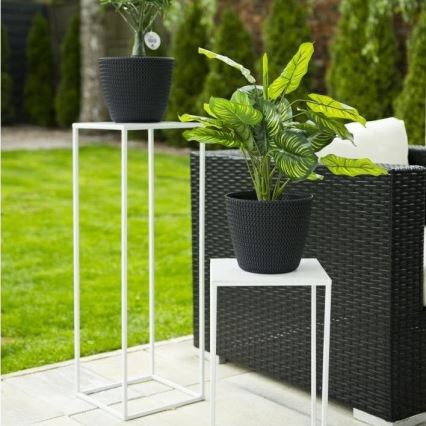 Suporte para flores 70x24 cm branco