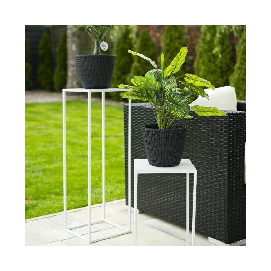 Suporte para flores 70x24 cm branco