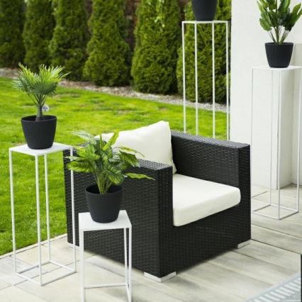 Suporte para flores 70x24 cm branco