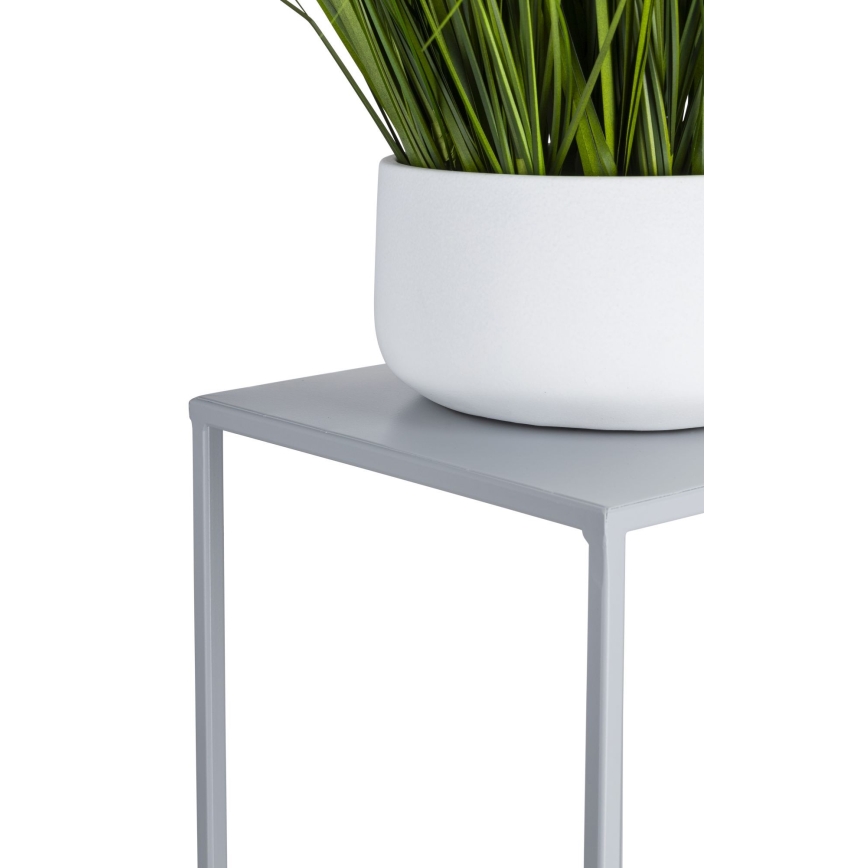 Suporte para flores 70x24 cm cinzento