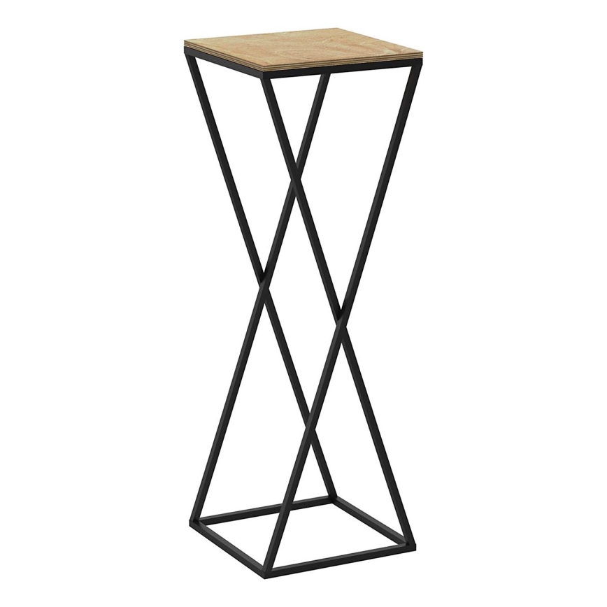 Suporte para flores 70x24 cm preto