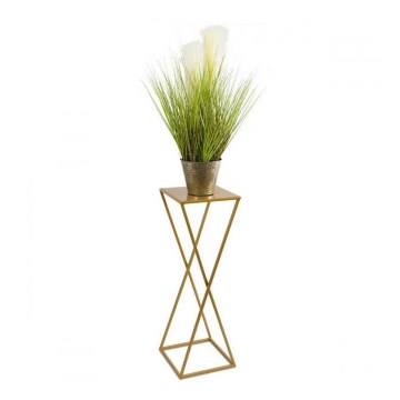 Suporte para flores 70x24 dourado