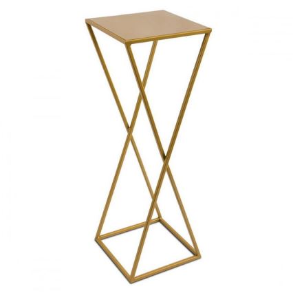 Suporte para flores 70x24 dourado