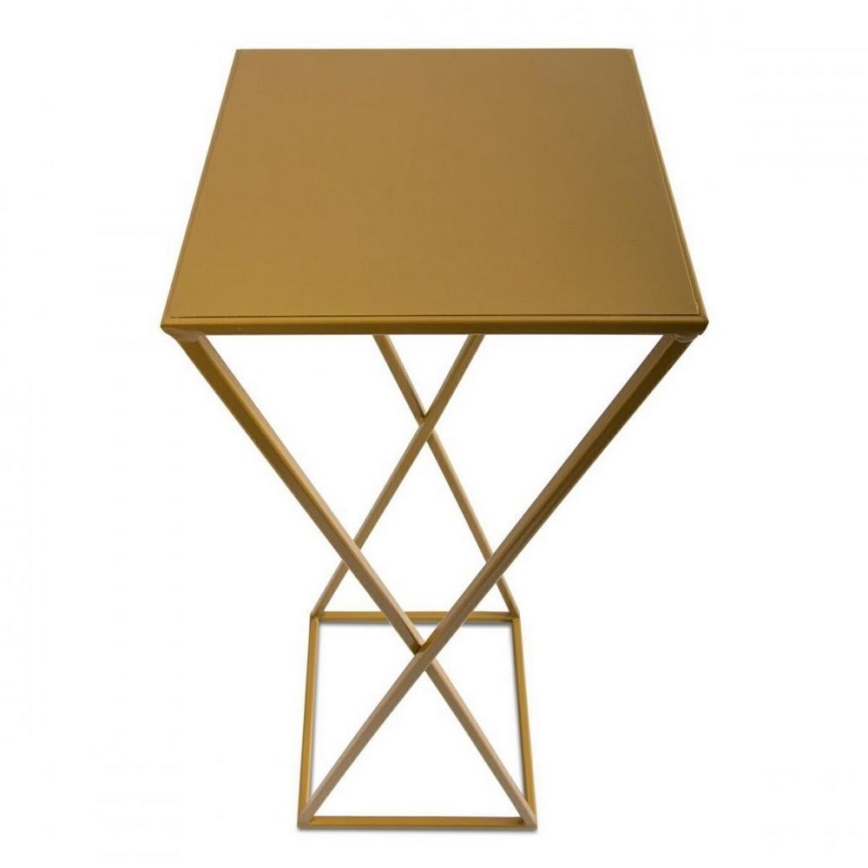 Suporte para flores 70x24 dourado