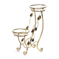 Suporte para flores 70x50 cm dourado