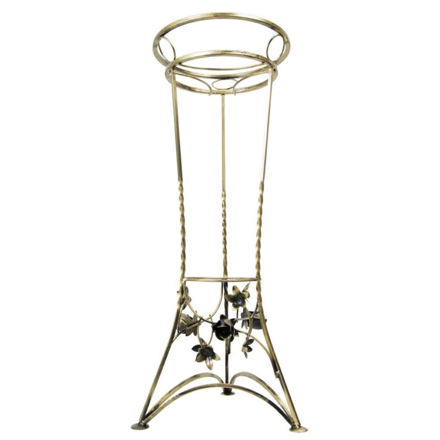 Suporte para flores 72x28 cm dourado