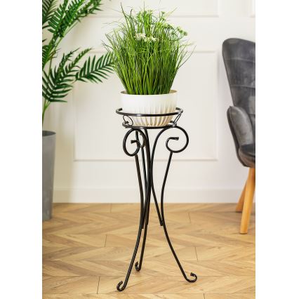 Suporte para flores 74x34 cm preto