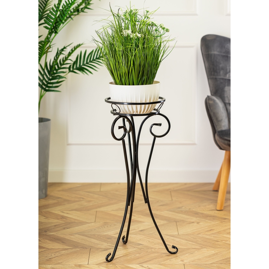 Suporte para flores 74x34 cm preto