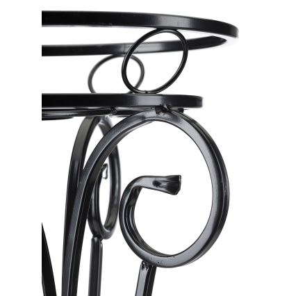 Suporte para flores 74x34 cm preto