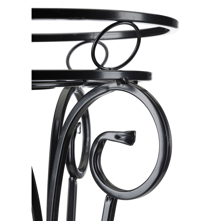 Suporte para flores 74x34 cm preto