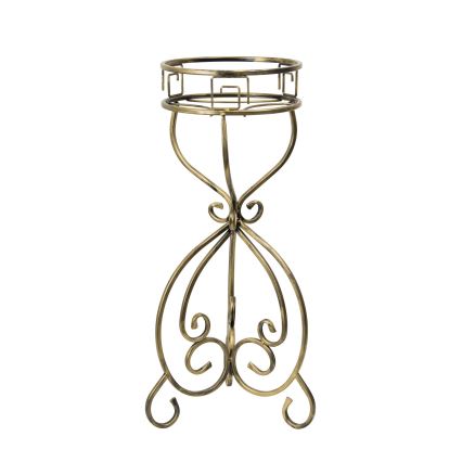 Suporte para flores 76x32 cm dourado