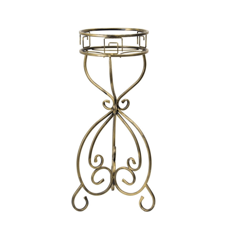 Suporte para flores 76x32 cm dourado