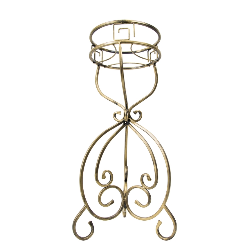 Suporte para flores 76x32 cm dourado