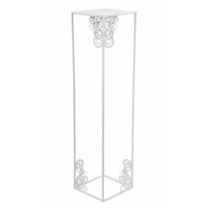 Suporte para flores 80x24 cm branco