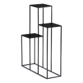 Suporte para flores 80x60 cm preto