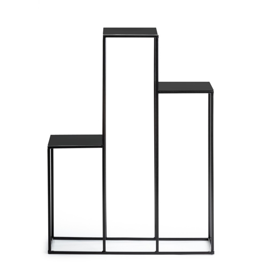 Suporte para flores 80x60 cm preto