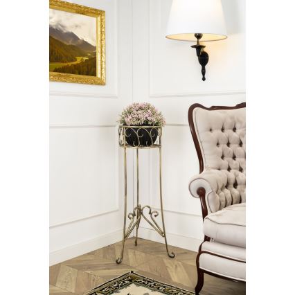 Suporte para flores 88x28 cm dourado