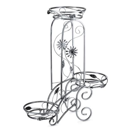 Suporte para flores 88x65 cm prateado