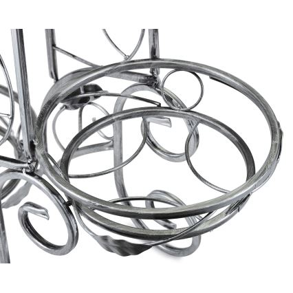 Suporte para flores 88x65 cm prateado