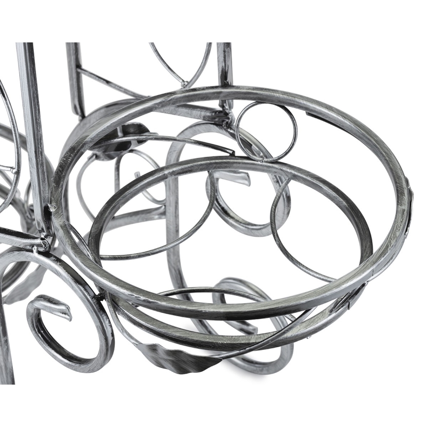 Suporte para flores 88x65 cm prateado