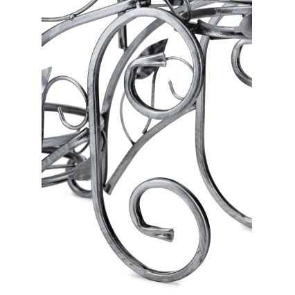 Suporte para flores 88x65 cm prateado