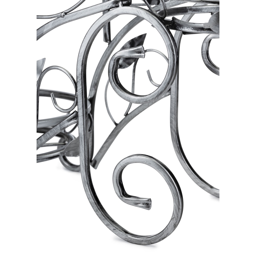 Suporte para flores 88x65 cm prateado