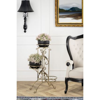 Suporte para flores 90x65 cm dourado