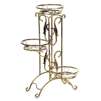 Suporte para flores 90x65 cm dourado