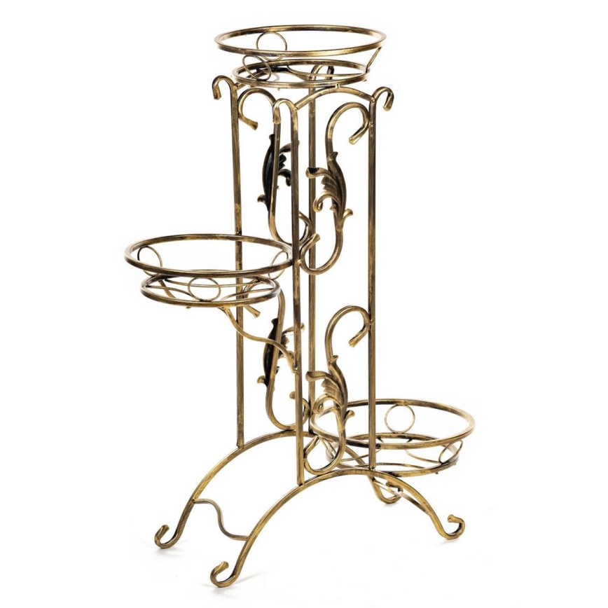 Suporte para flores 90x65 cm dourado